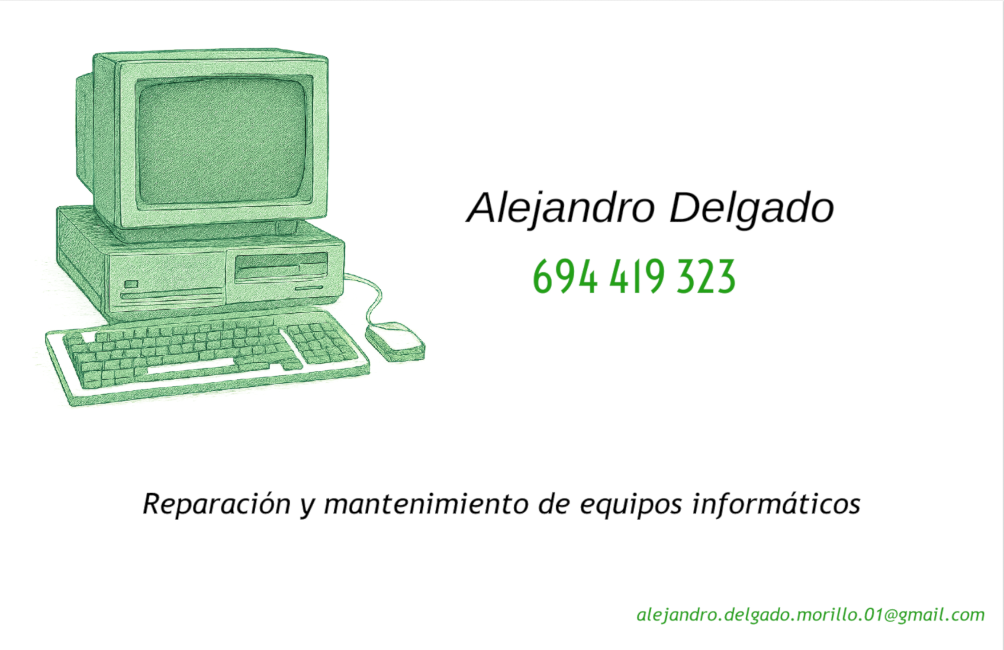 Tarjeta de contacto de Alejandro Delgado